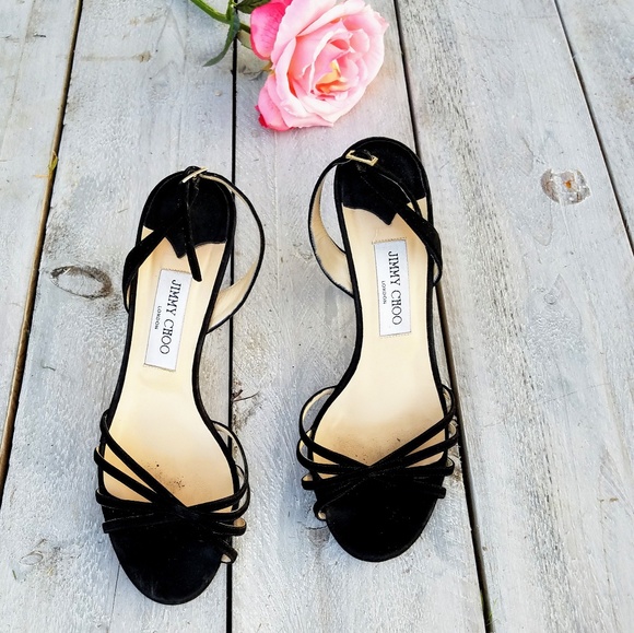 Jimmy Choo London Leather Strappy Heels - Picture 5 of 7